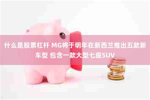 什么是股票杠杆 MG将于明年在新西兰推出五款新车型 包含一款大型七座SUV