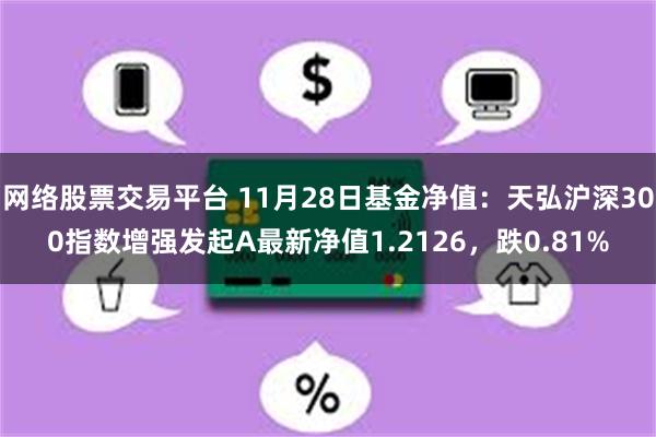 网络股票交易平台 11月28日基金净值：天弘沪深300指数增强发起A最新净值1.2126，跌0.81%